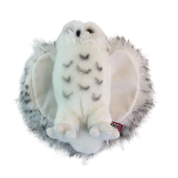 Douglas Wizard Snowy Owl Plush White 8" Stuffed Animal Toy - Picture 5 of 8